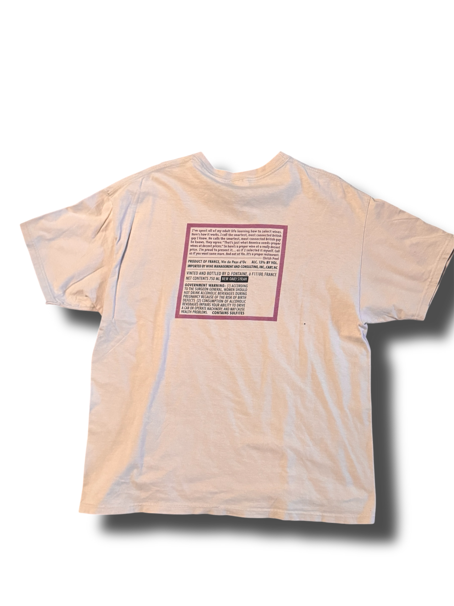 2001 New Oaky Syrah Wine Vintage Shirt
