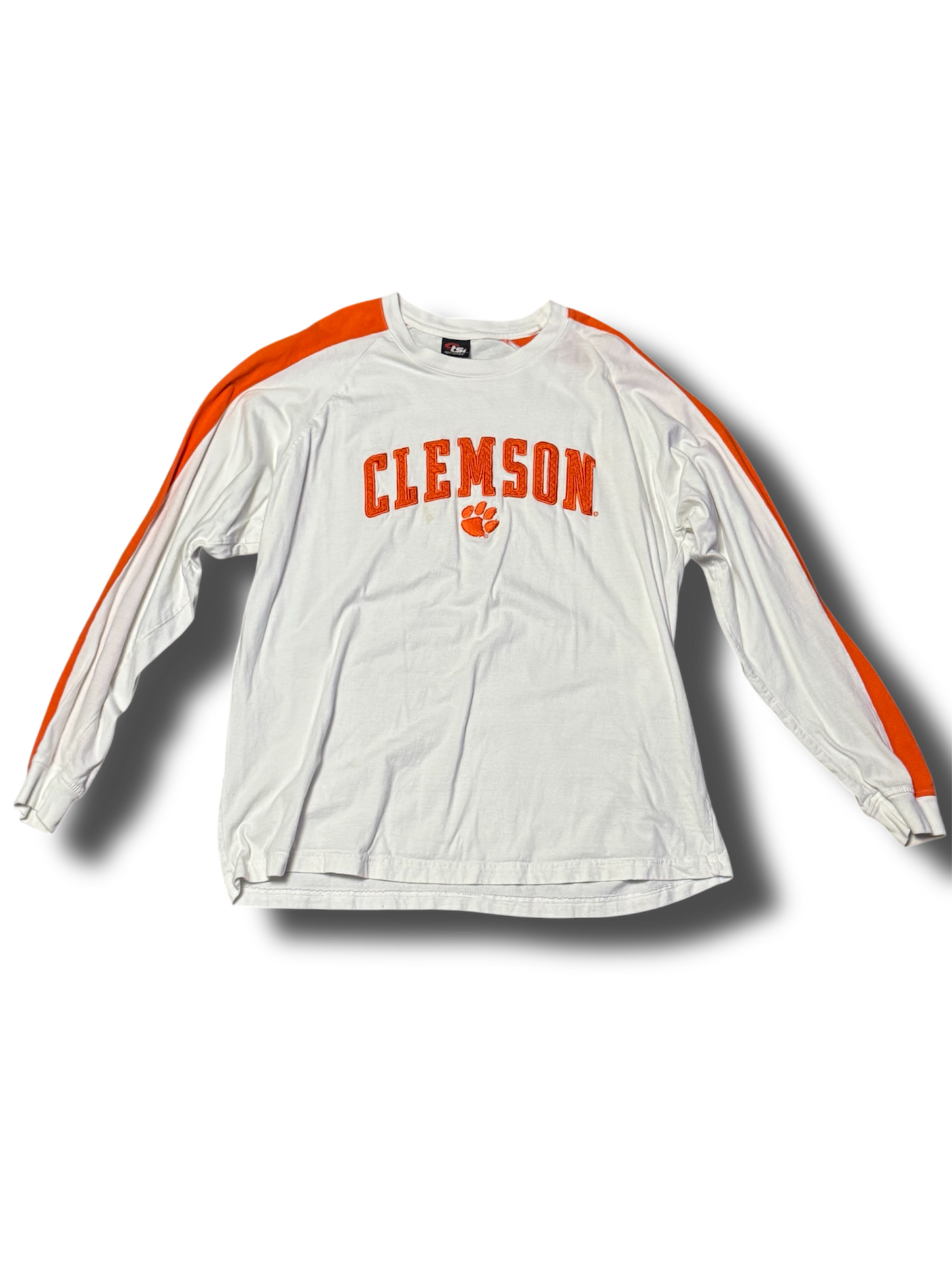 Clemson Long Sleeve (White)