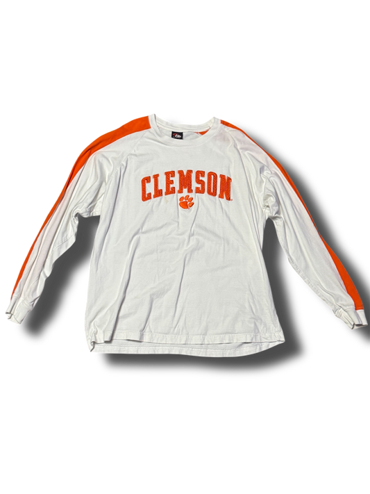 Clemson Long Sleeve (White)