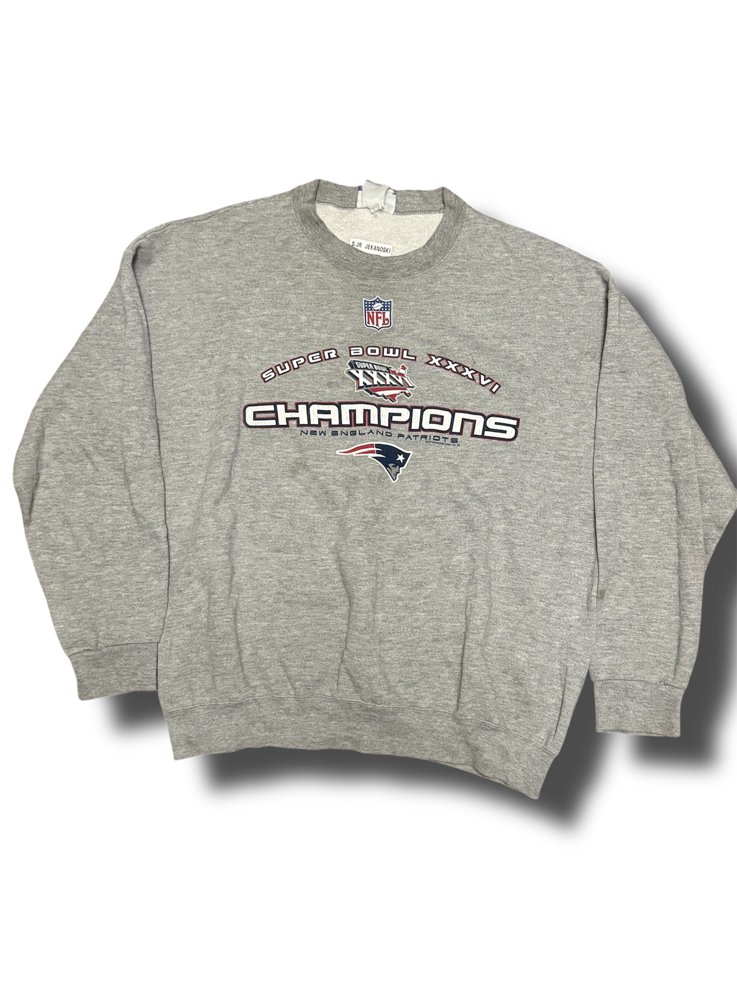 Super Bowl Patriots Vintage Sweater
