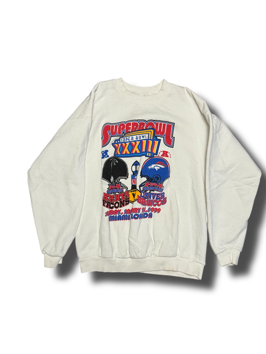 Super Bowl Falcons vs Broncos Vintage Sweatshirt