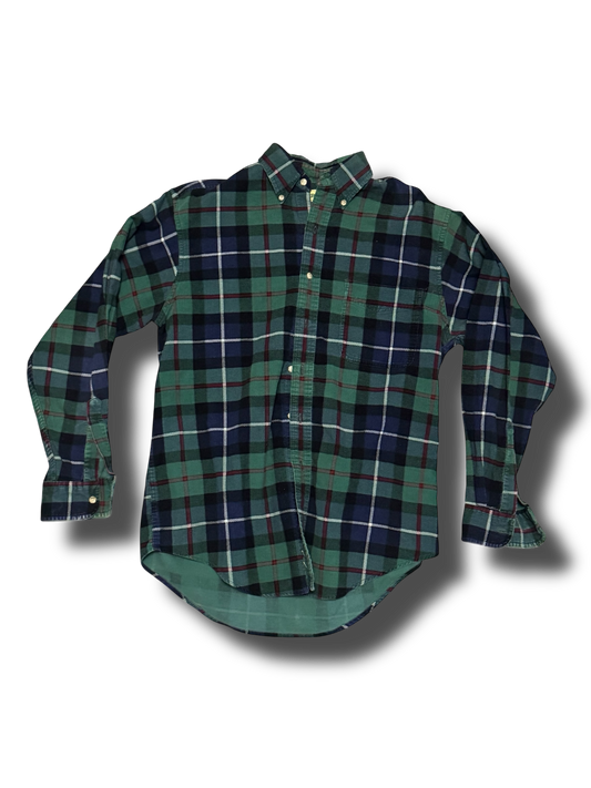 L.L. Bean 90s Plaid Button Up Shirt