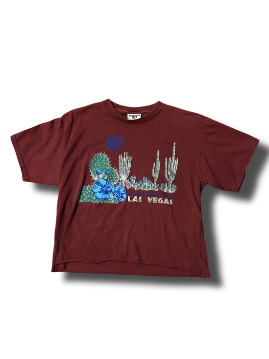 Las Vegas Vintage Cropped Shirt