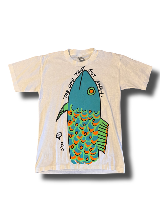 Vintage 90s Fish Graphic Shirt