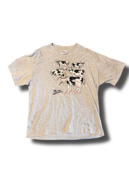 90s Graphic Cows Shirt